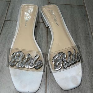 Betsy Johnson Bride Sandals